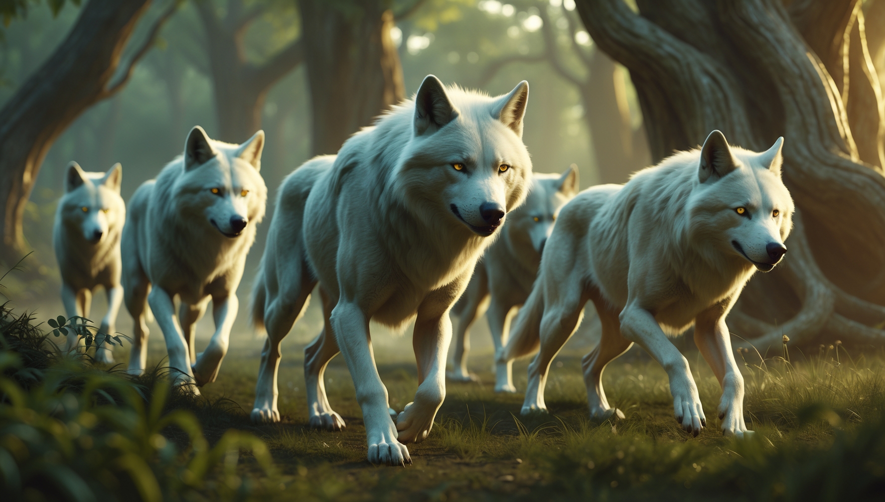 Scientists genetically engineer wolves with white hair like the extinct dire wolf